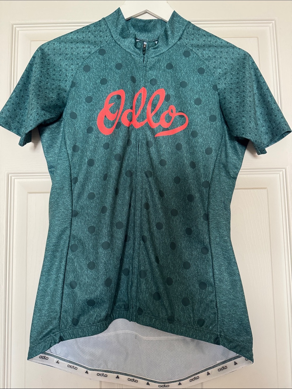 Women’s Short Sleeve Teal Cycling Jersey